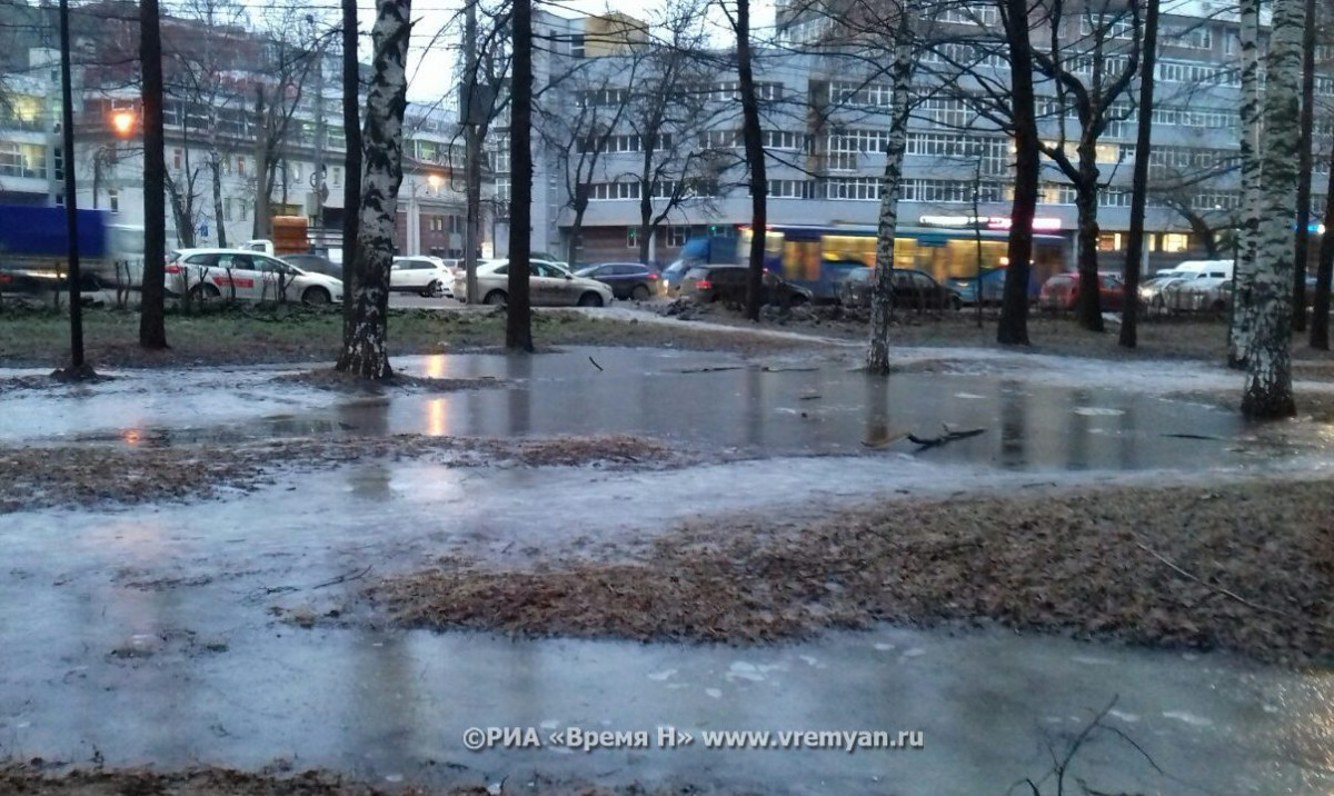 Ледяной дождь ожидается в Нижнем Новгороде 4 декабря