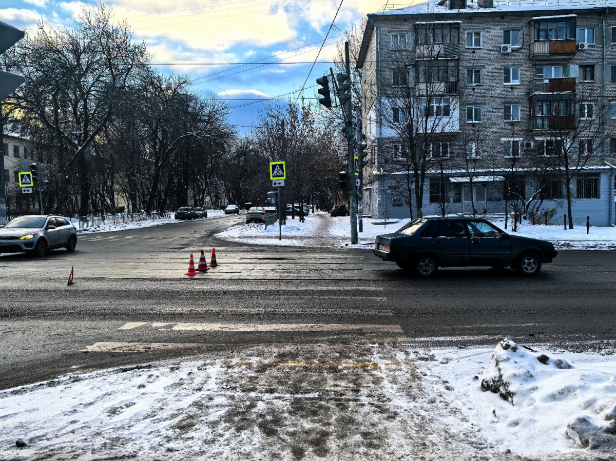 Школьника сбили на пешеходном переходе в Советском районе