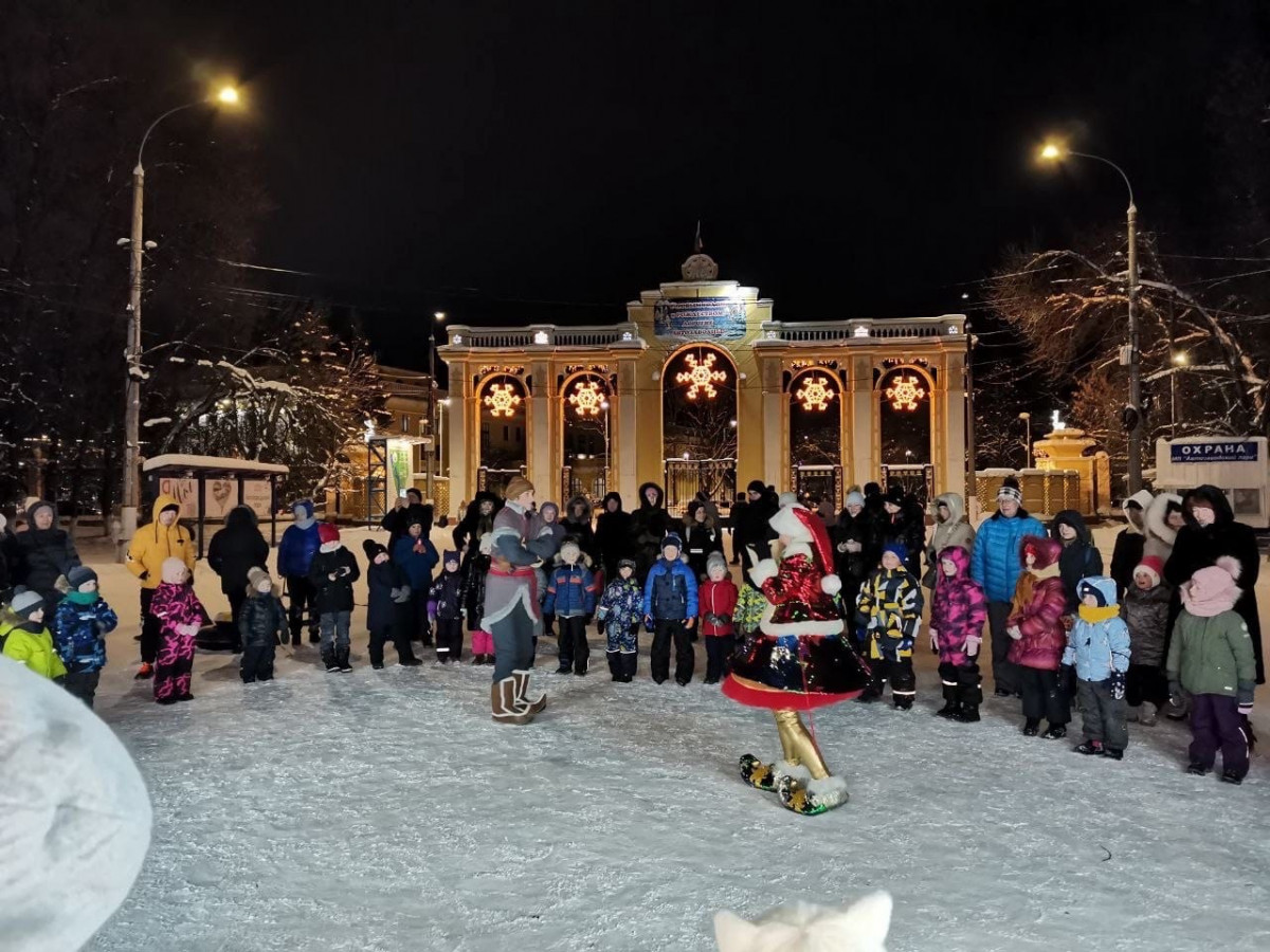 «Новогоднее чудо» создали в Автозаводском парке Нижнего Новгорода