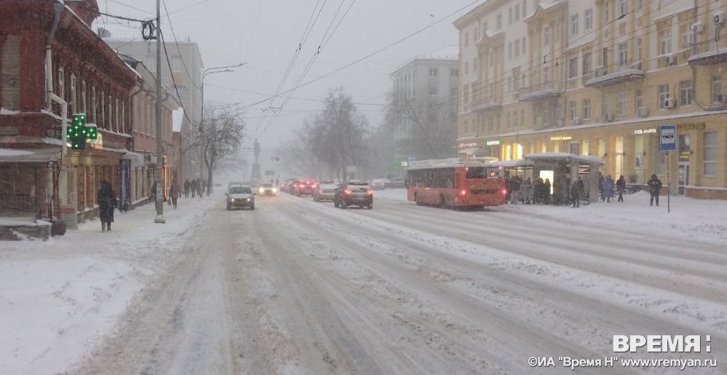 Снег, дождь и гололед ожидается в Нижегородской области в ближайшие часы