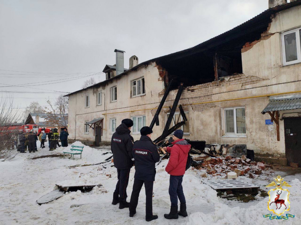 Сохранность имущества жителей пострадавшего в Богородске дома обеспечивает полиция