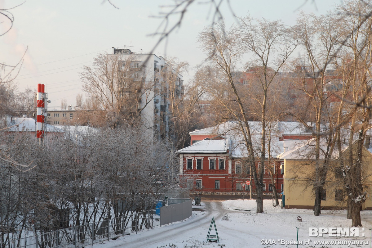 Морозы продержатся в Нижнем Новгороде до воскресенья