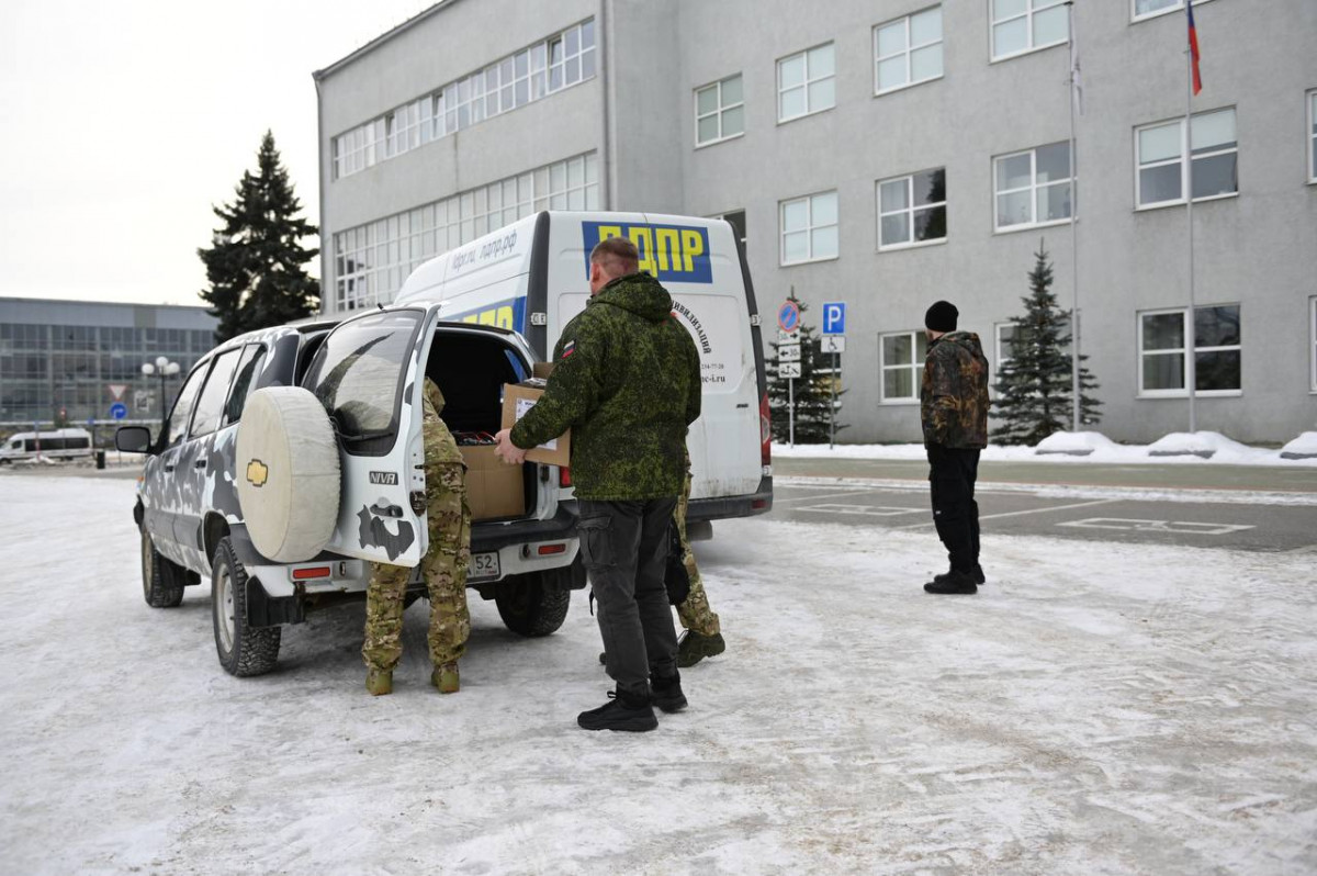 Очередная партия гуманитарного груза отправлена из Дзержинска в зону СВО