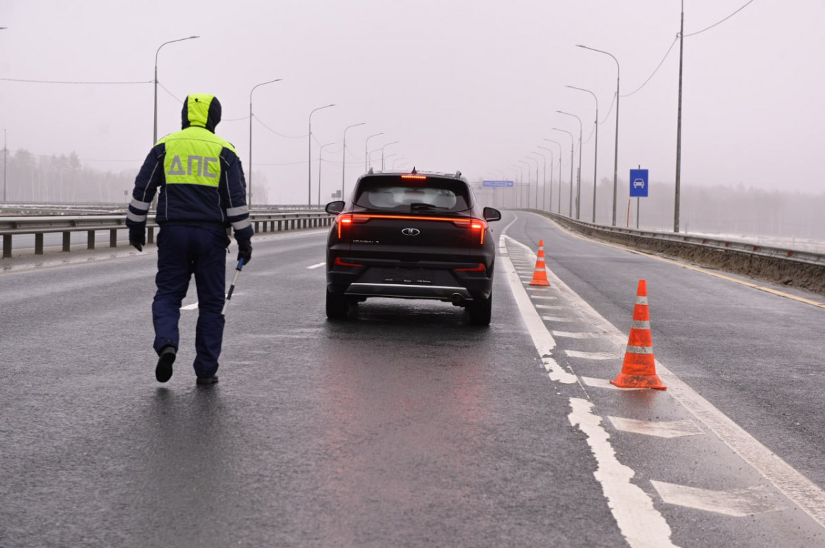 Восемь автовладельцев будут наказаны за скрытые номера после рейда по трассе М-12