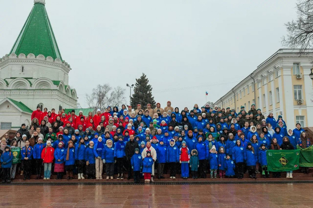 Нижегородские Волонтёры Победы провели ряд мероприятий в честь 82-й годовщины разгрома фашистов под Сталинградом