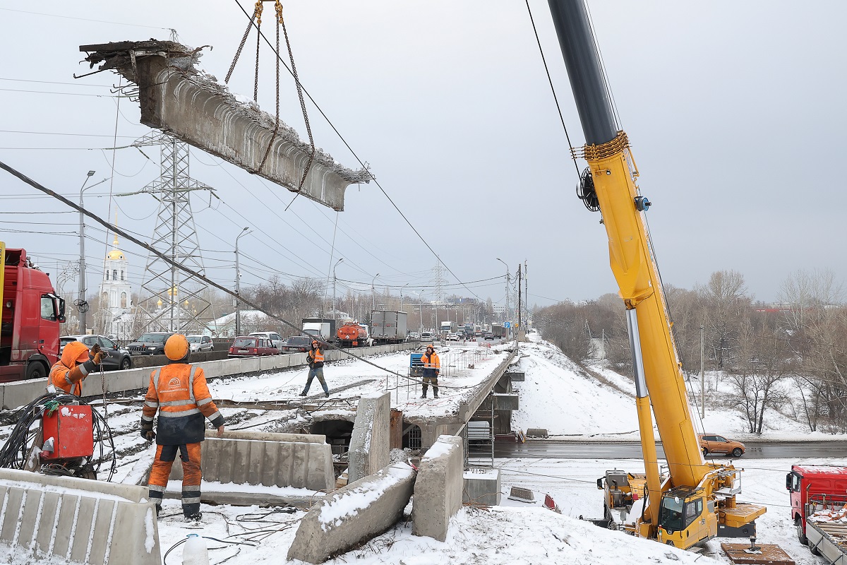 Капремонт путепровода у Мызинского моста вошёл в активную фазу