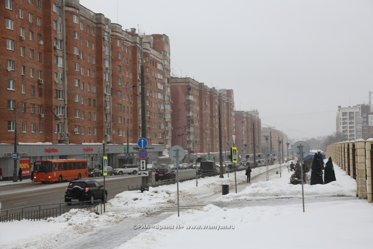 Пасмурно и до −10°C будет в Нижнем Новгороде 20 февраля