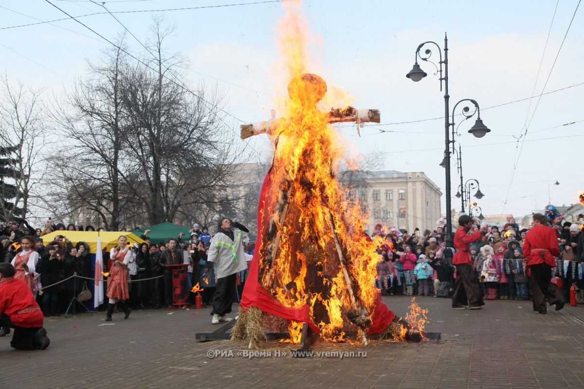 Масленичные гулянья пройдут в Нижнем Новгороде